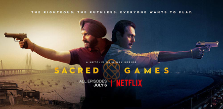 Sacred Games title card: Netflix India original